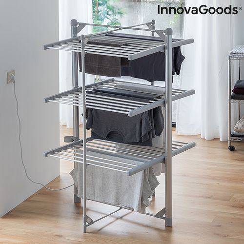 InnovaGoods Indryer sklopivi električni stalak za šušenje odjeće 300W 75x145x73 cm slika 1