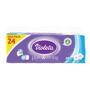 Violeta toaletni papir 24/1 3 sloja PURE&STRONG XXL