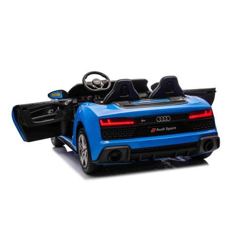 Licencirani auto na akumulator Audi R8 Spyder LIFT - dvosjed - plavi slika 5