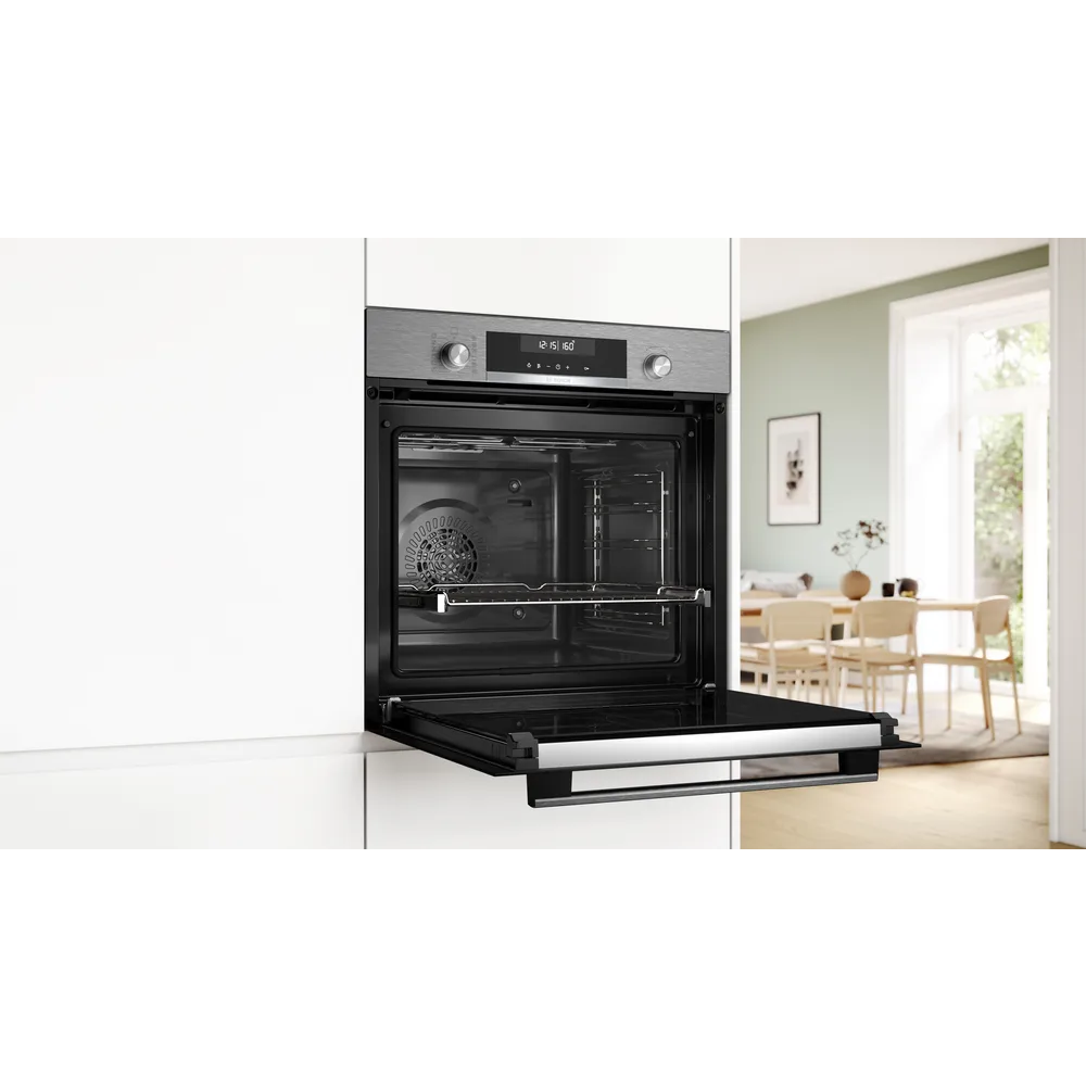 BOSCH pećnica  Serie 6| INOX, A+, EcoClean, AutoPilot 10, VODILICA, 71L, 7 Programa, slika 4