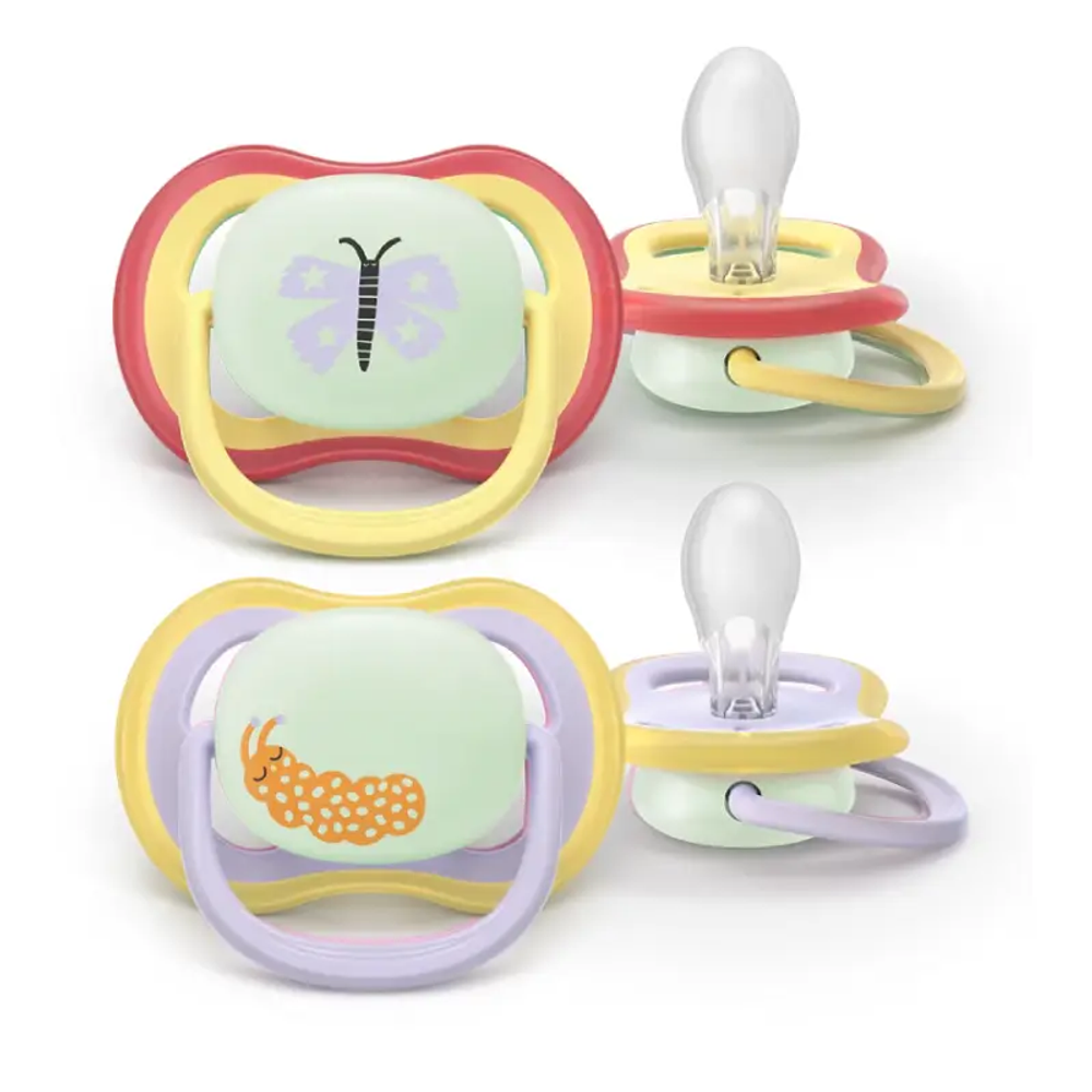 Philips Avent Duda varalica Ultra Air Night 0-6mj Girl, 2kom slika 1