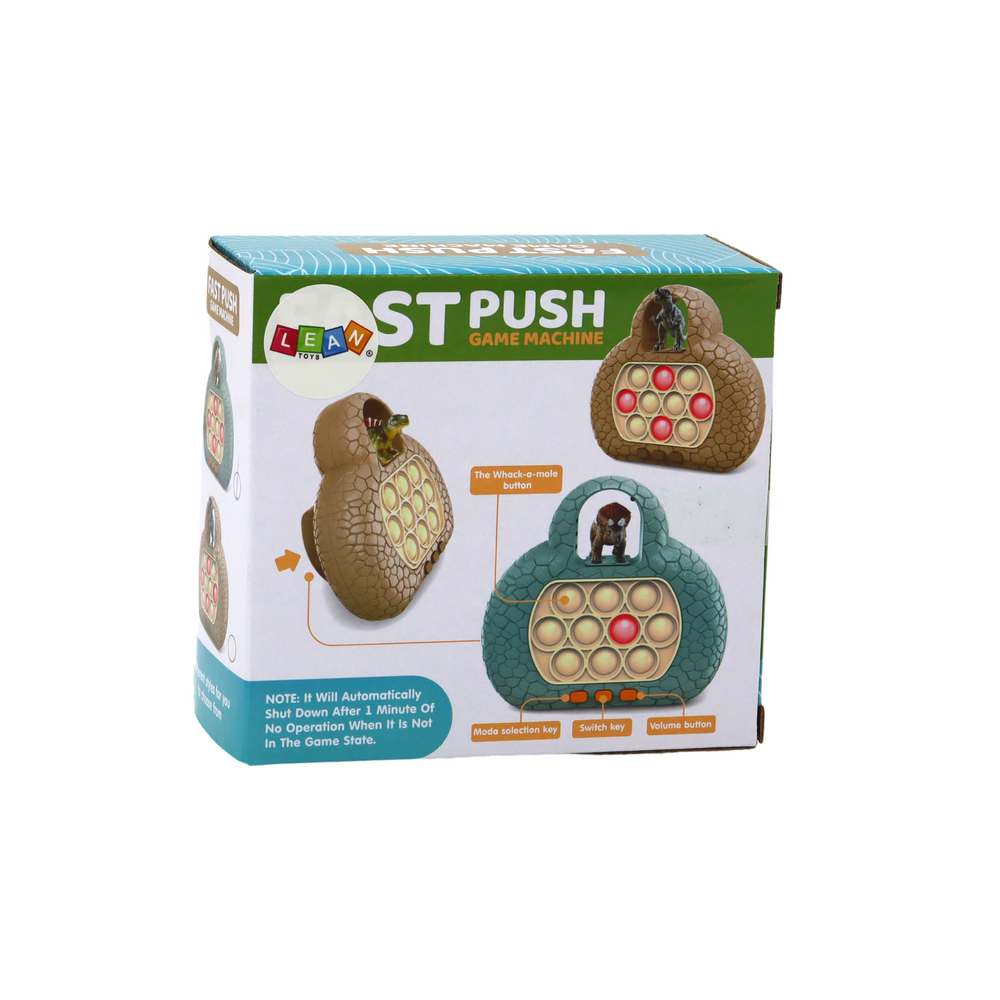 Pop it dinosaur arcade game console 4 načina igre green slika 4