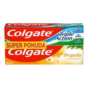 Colgate pasta za zube Triple Action 100ml + Propolis 100ml gratis