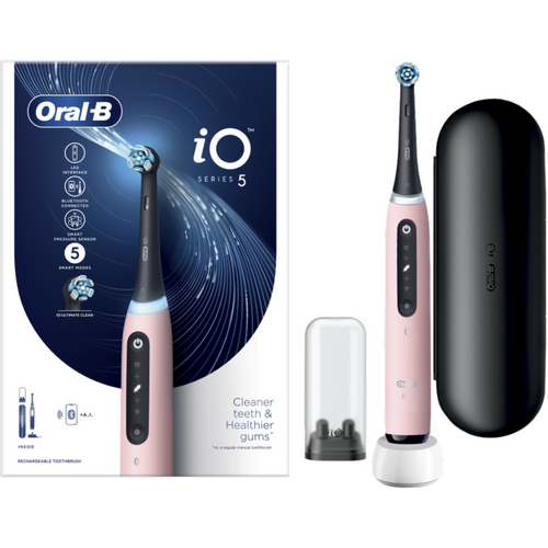 Oral-B iO5 Električna četkica za zube, Roze/Crna slika 1