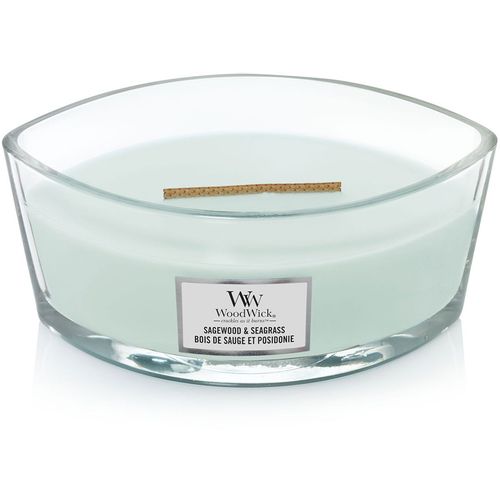 WOODWICK CLASSIC ELIPSE, svijeća mirisna Sagewood & seagras  slika 2