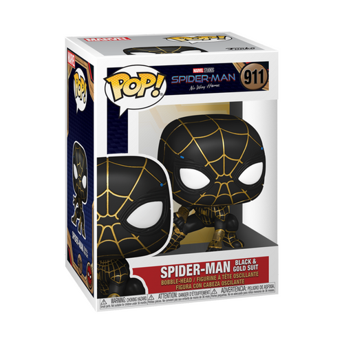 POP figure Marvel Spiderman No Way Home Spiderman Black & Gold Suit slika 3