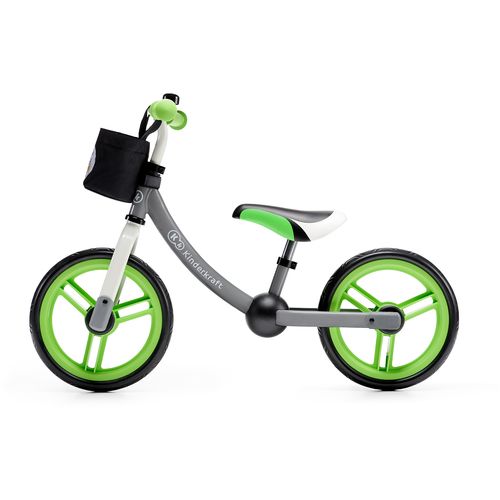 EOL-Kinderkraft dječji balansirajući bicikl bez pedala 2WAY NEXT - Zeleno-Sivi slika 2
