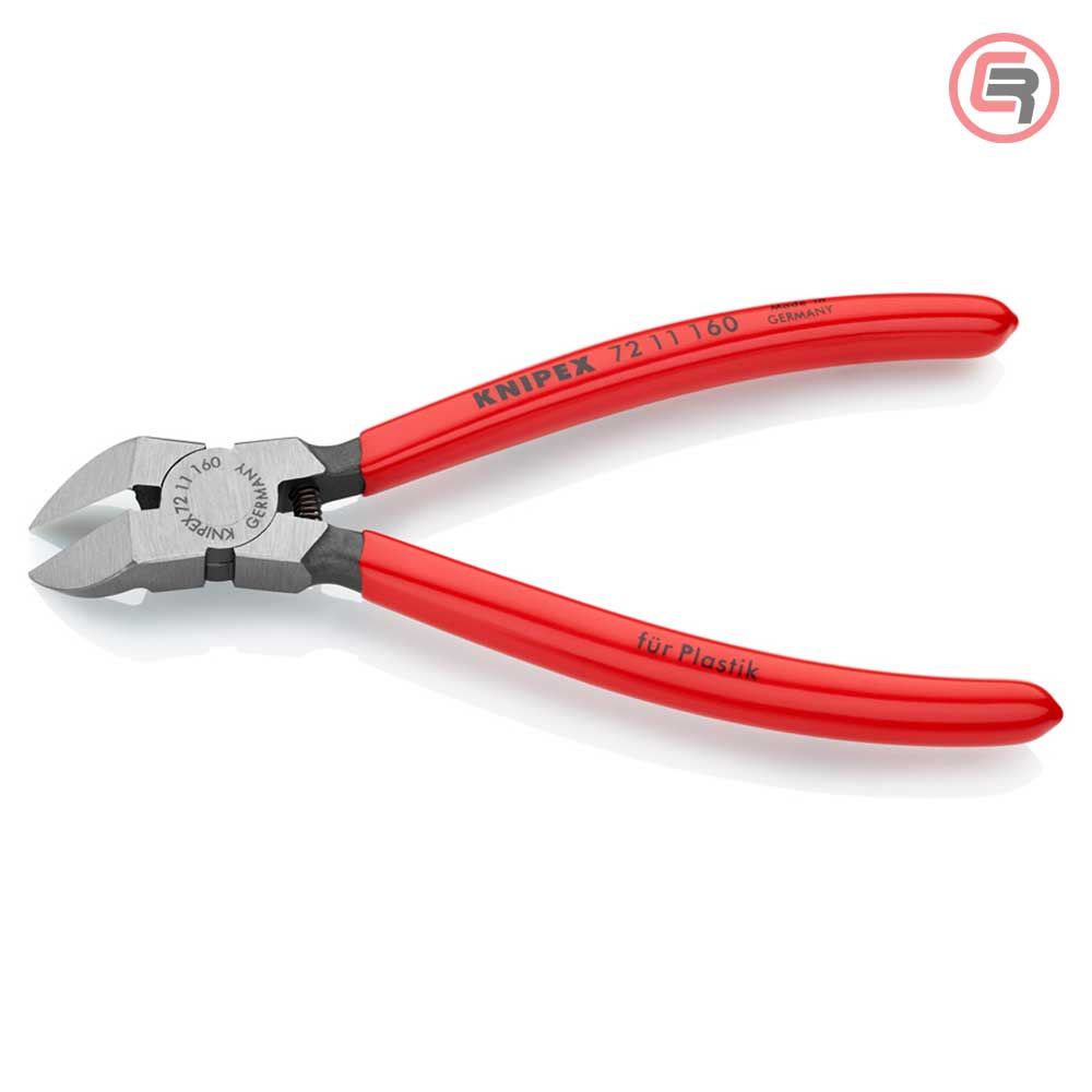 Knipex Kliješta Bočna Sječa - Sječice Kutna 45* Za Plastiku 160 mm - 72 11 160 slika 2