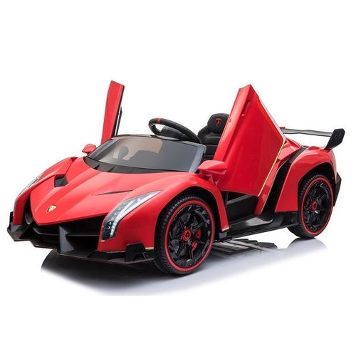 Licencirani auto na akumulator Lamborghini Veneno 4x4 + MP4 - crveni slika 6