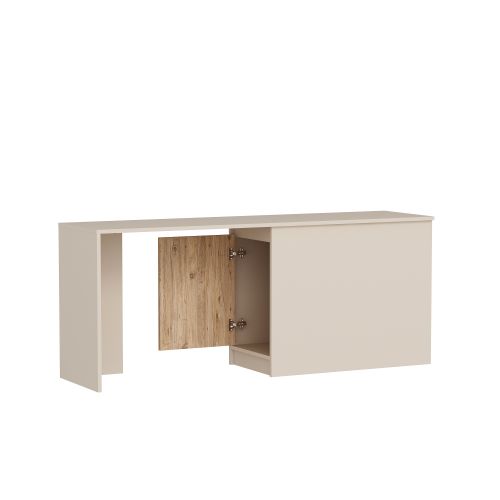 Newra - Atlantic Pine, Beige Atlantic PineBeige Study Desk slika 4