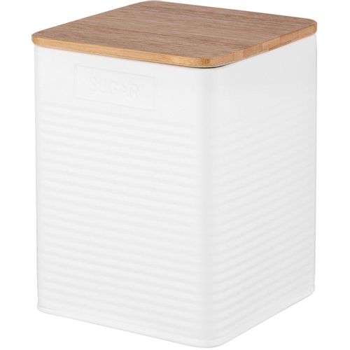 Altom Design spremnik s bambusovim poklopcem, šećer, bijela, 0204018453 slika 7
