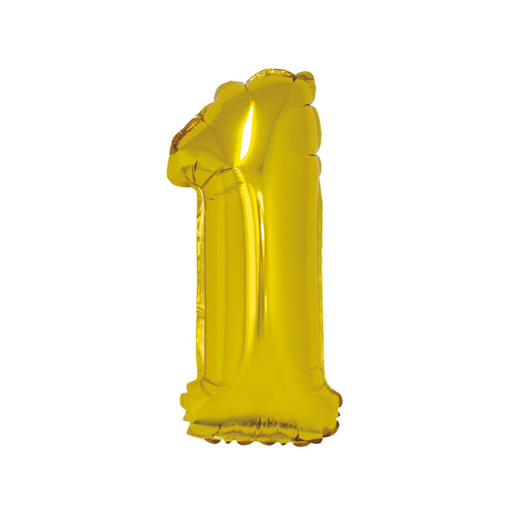 FG-C35Z1 Zlatni folijski balon 35 cm slika 1