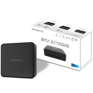 GIGABYTE BRIX Mini-PC NUC i7 1260P, M.2 NVMe, 2.5 GbE, Wi-Fi 6E / BT5.2, Thunderbolt 4/USB4.0