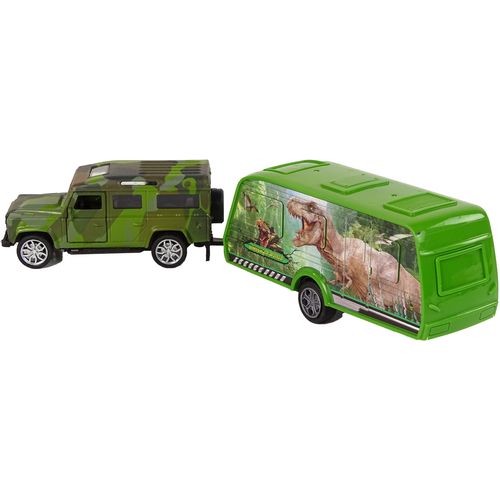 Set Jeep transporter dinosaura slika 3