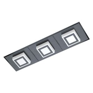 Eglo Masiano 1 zidna/stropna/3, led, 3x3,3w, 3x340lm, crna/aluminij/čelik 