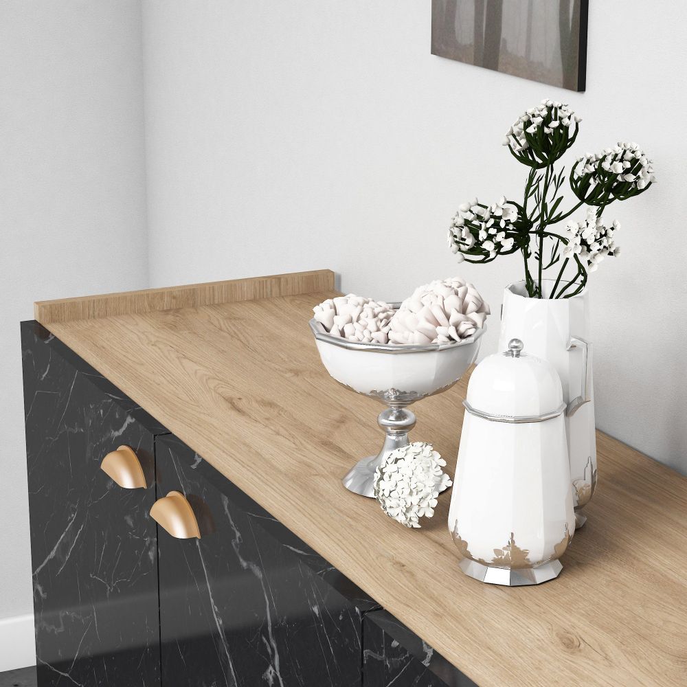 Sumer H3030 Oak Marble Konzolni Stol slika 4