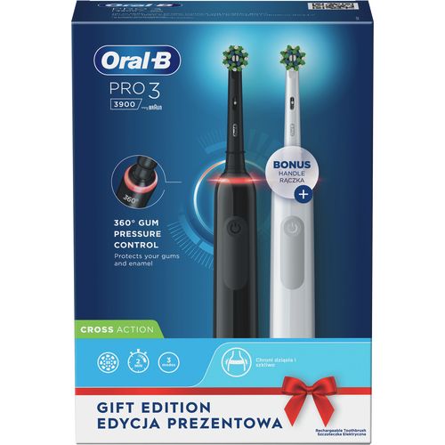 Oral-B Električna Zubna Četkica PRO3 3900 duopack slika 4