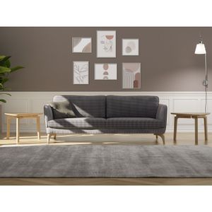 Giza - Grey Grey 3-Seat Sofa