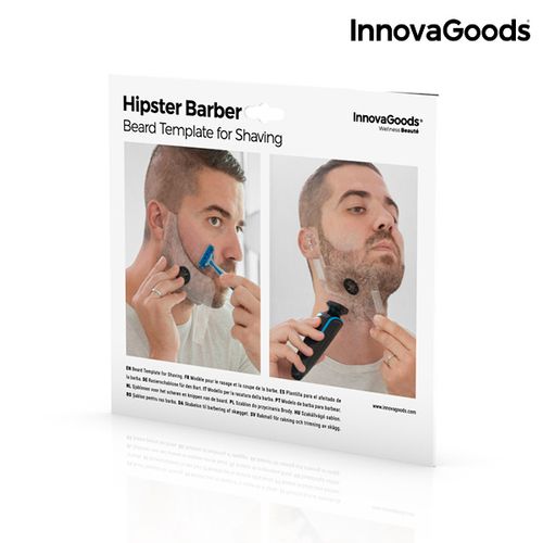 Predložak za Brijanje Brade Hipster Barber InnovaGoods slika 2