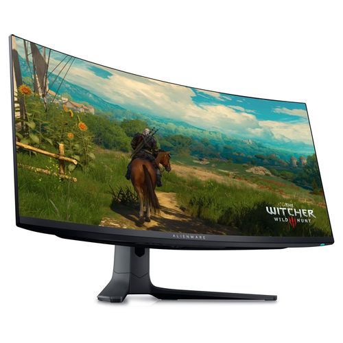 DELL 34 inch AW3423DWF 165Hz QHD OLED FreeSync Alienware Gaming zakrivljeni monitor slika 1