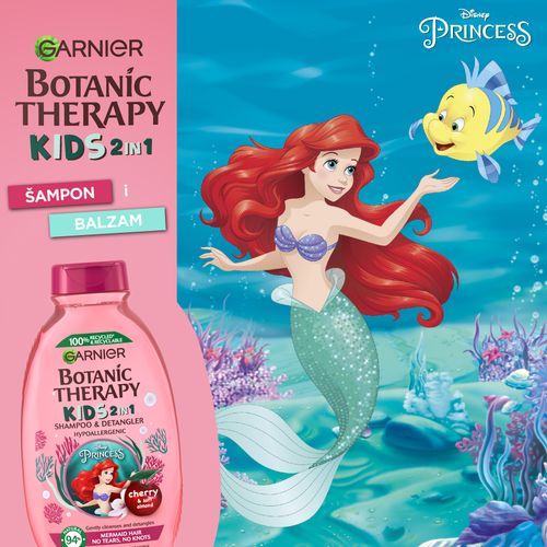 Garnier Botanic Therapy kids Cherry 2U1 – DJEČJI ŠAMPON I REGENERATOR ZA SVE TIPOVE KOSE slika 8