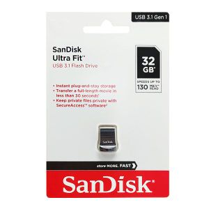 SANDISK USB 3.1 FLASH DRIVE ULTRA FIT 32GB