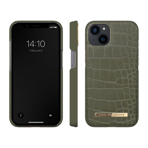 iDeal of Sweden Maskica AT - iPhone 13 - Khaki Croco slika 1