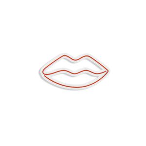 Wallity Zidna dekoracije svijetleća KISS, Lips - Red