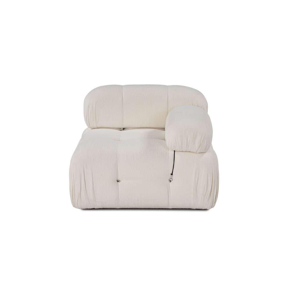 Bubble 1R - Bež Bijeli Sofa za Jednu Osobu slika 2