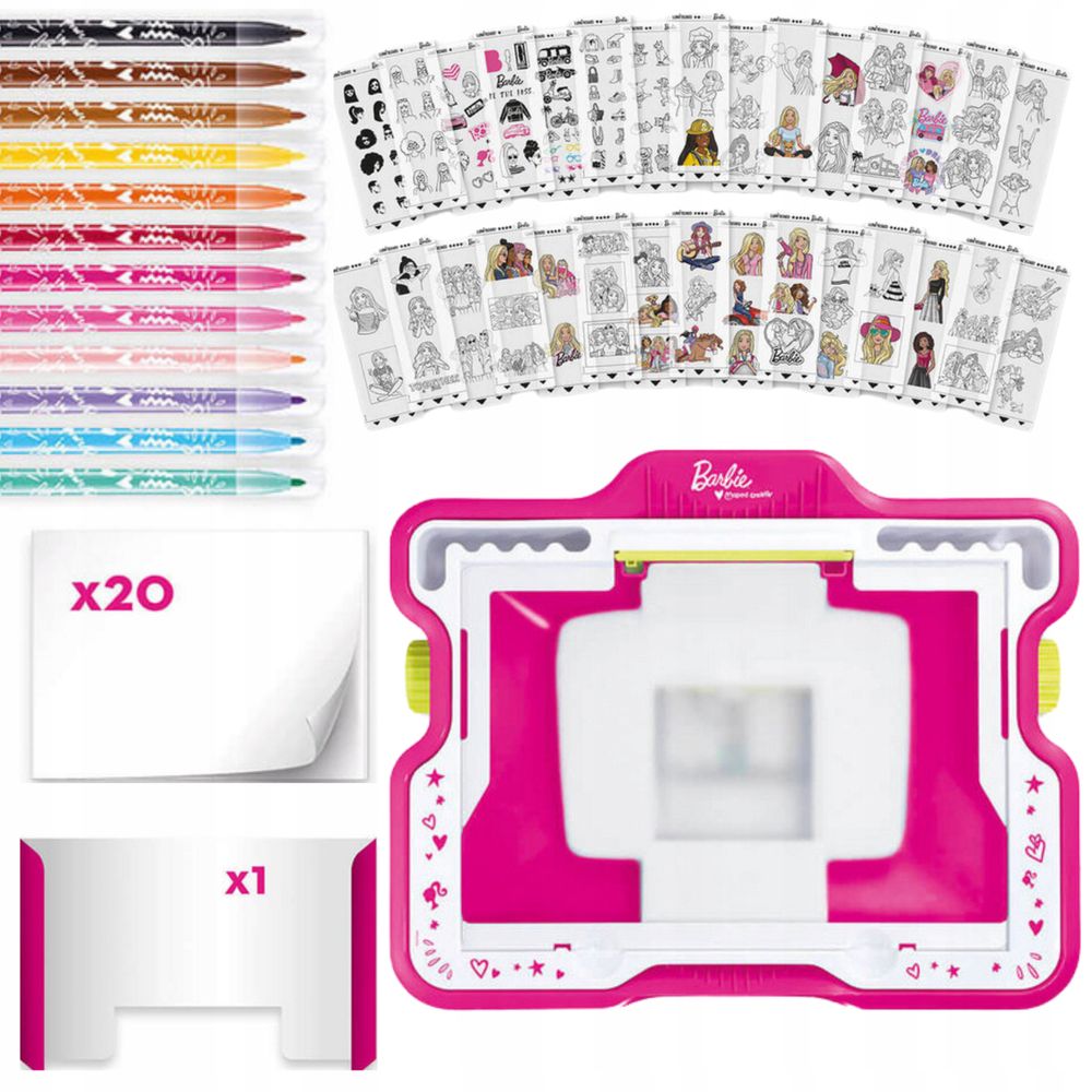 Mapped set za crtanje svjetleci Lumi Barbie slika 3
