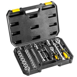 Set nasadnih ključeva s račnom 1/2" i 1/4" Topex 38D643