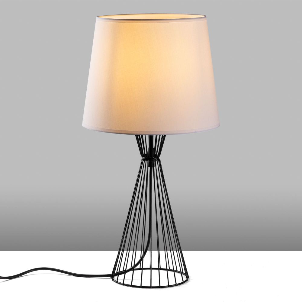 Telıs - 5374 Crno-Bijela Stolna Lampa slika 5