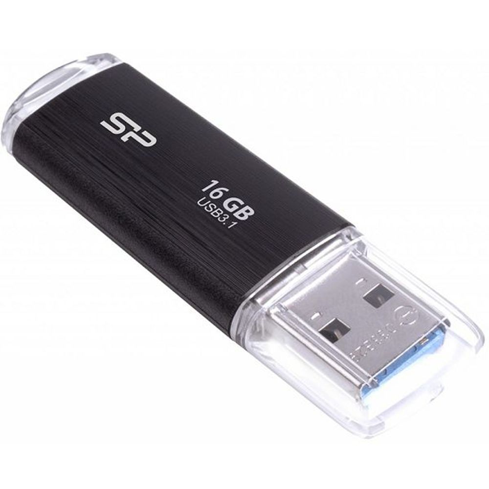 SP USB 3.2 FLASH DRIVE BLAZE B02 16GB BLACK slika 1