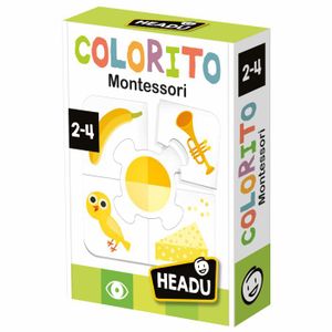 HEADU Edukativna slagalica Colorito Montessori, 6kom