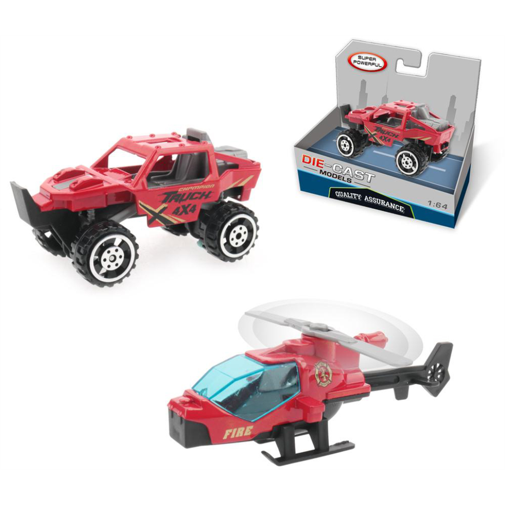 Mkp380872 Helikopter & Auto Off Road 10X5cm slika 1