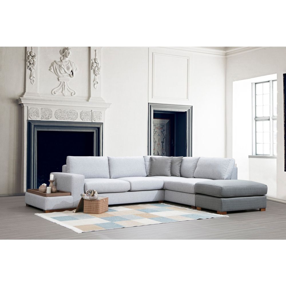 Siva Ugaona Sofa Loop 4 slika 1