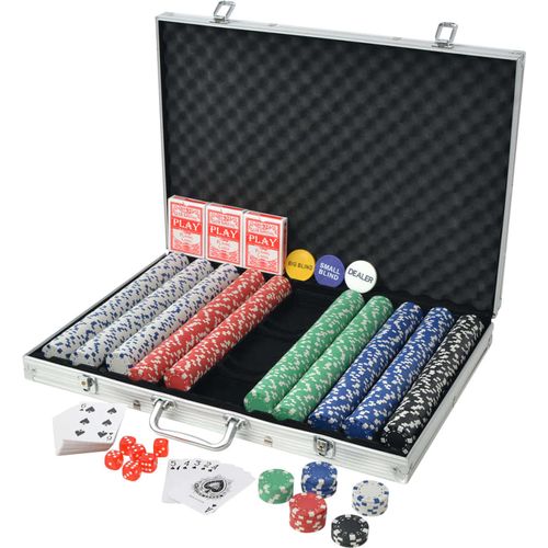 Set za Poker s 1000 Žetona Aluminijum slika 7