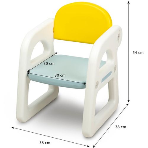 Magnetna ploča Ted sa stolicom i flomasterima žuta slika 3