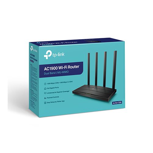 LAN Router TP-LINK ARCHER C80 AC1900 4externe antene slika 4