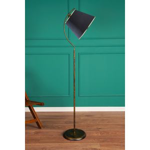 Conična Lampa - Crna Crna Podna Lampa