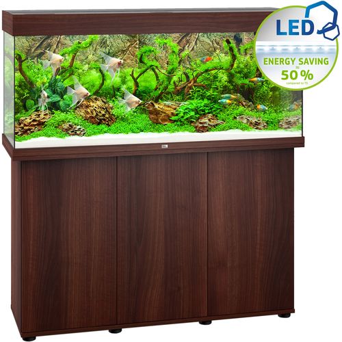 JUWEL Rio 240 LED Akvarij Tamno drvo, 121 x 41 x 55 cm, 240 litara slika 1