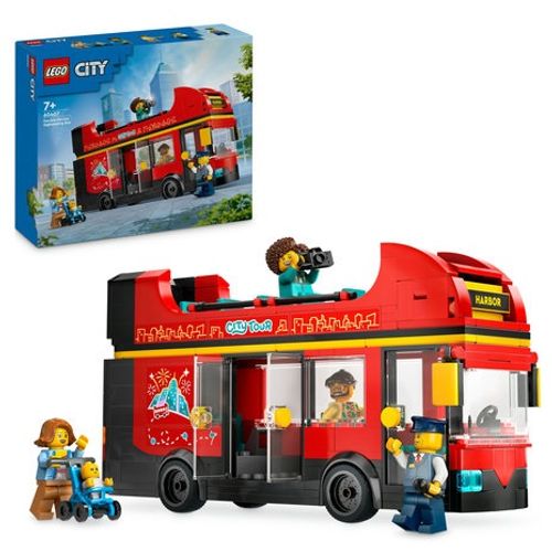 LEGO® CITY 60407 Crveni turistički autobus na kat slika 1