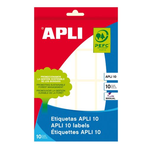 APLI Naljepnica 10L Za Ručni Ispis 25X40Mm 1646 slika 1