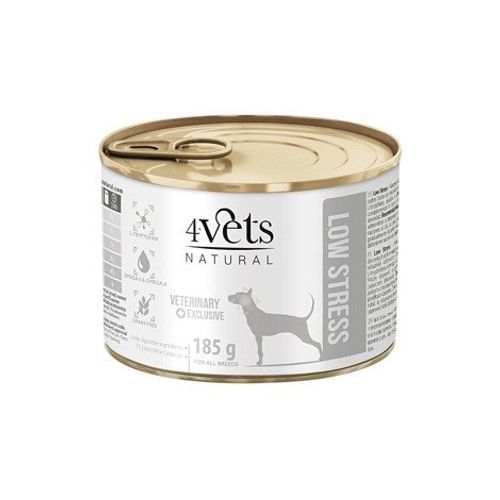 4Vets Natural Dog Veterinarska Dijeta Low Stress 185g slika 1