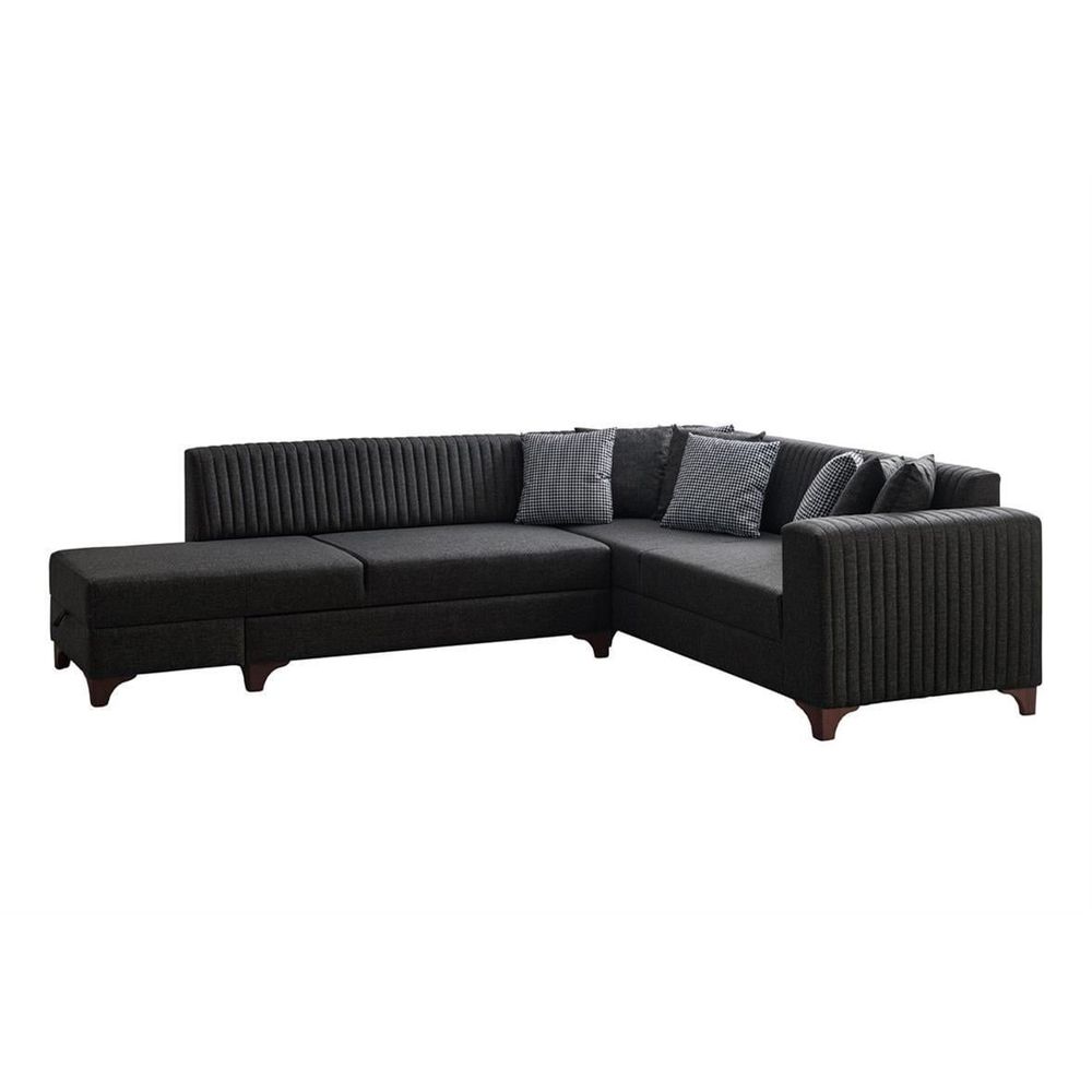 Ugaona Sofa West Left - boja: antracit slika 6