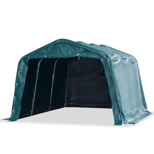 Uklonjivi šator za stoku PVC 550 g/m² 3,3 x 4,8 m tamnozeleni slika 20