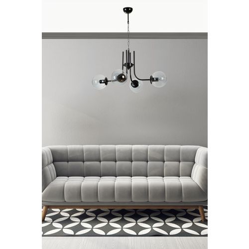 Nevada 4 Lü Siyah Füme Camlı Avize Black
Fume Chandelier slika 2