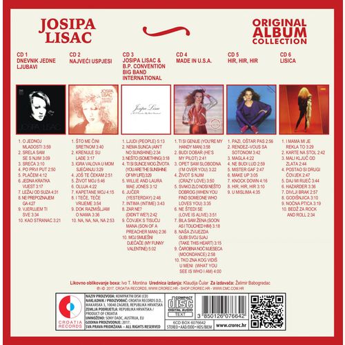 Josipa Lisac // Original Album Collection - Vol. 1 slika 2