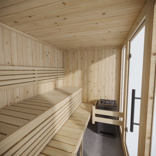 Tradicionalna sauna Vanaisa za 4 osobe slika 3