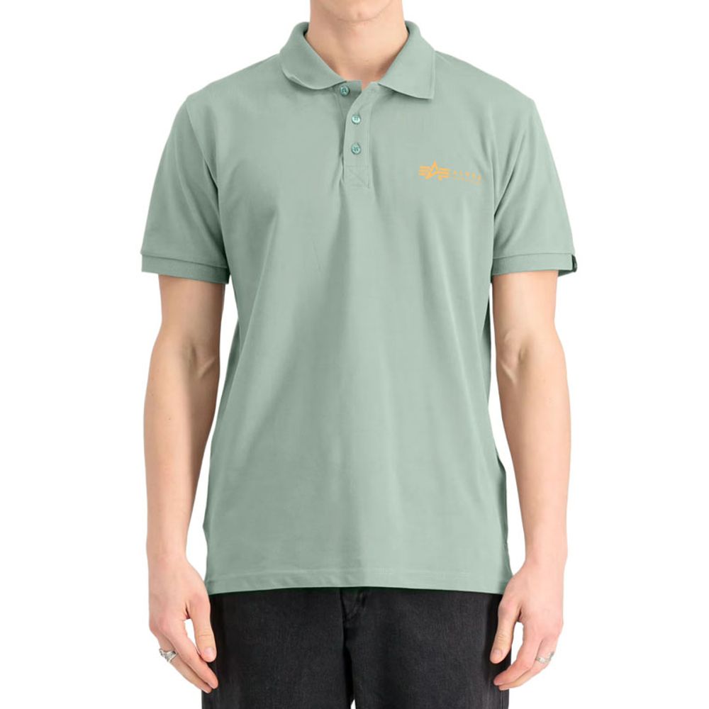 Alpha Industries Muška polo majica kratkih rukava, Zelena slika 1